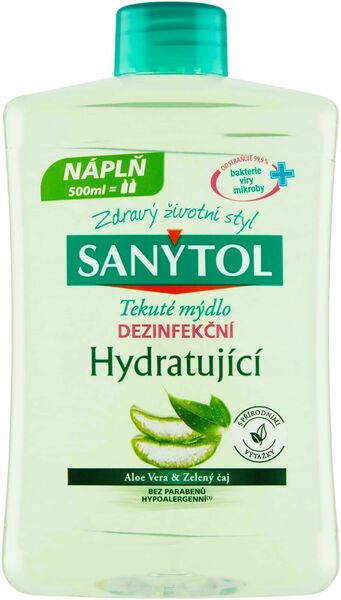 Sanytol Dez. Mýdlo hydratující náhradní náplň 500ml porovnat ceny