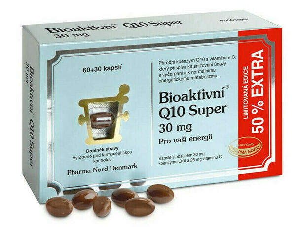 Bioaktivní Q10 Super 30mg 60ks+50% porovnat ceny