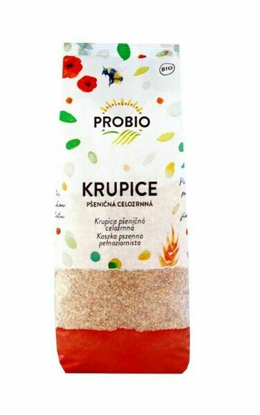 PROBIO Krupice pšeničná celozrnná BIO 400 g porovnat ceny