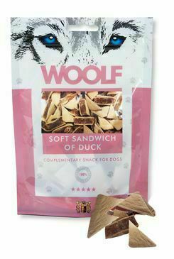 Woolf Pochoutka Soft Sandwich Of Duck 100g porovnat ceny