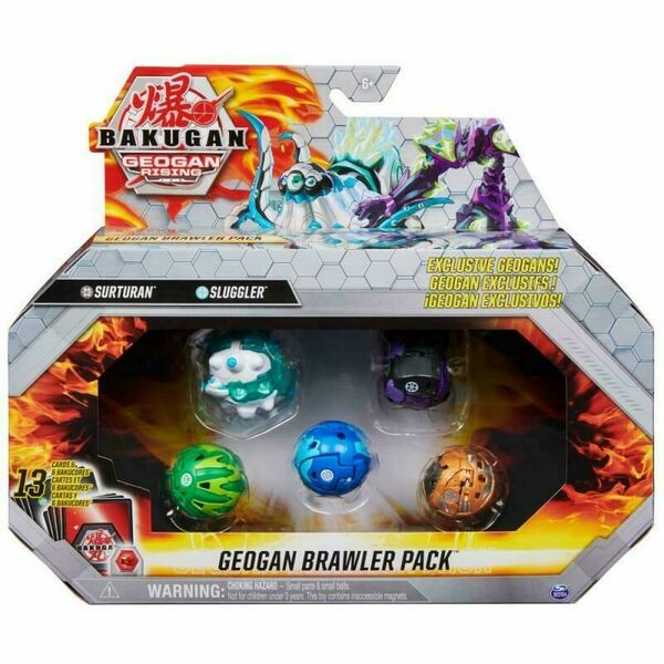 Spin master Bakugan sada 2ks Geogan + 3ks Bakugan S3 porovnat ceny