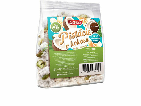 Le Gracie  Pistácie v kokosu 50g porovnat ceny