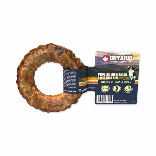 Ontario Protein Chew Snack Bagel with Beef porovnat ceny