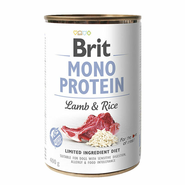 Brit MONO PROTEIN Lamb & Rice konzerva pro psy 400 g porovnat ceny
