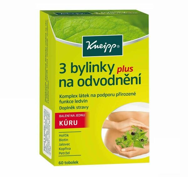 Kneipp 3 bylinky na odvodnění 60 tobolek porovnat ceny