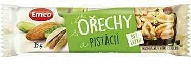 EMCO Tyčinka Ořechy a pistácie 35g porovnat ceny