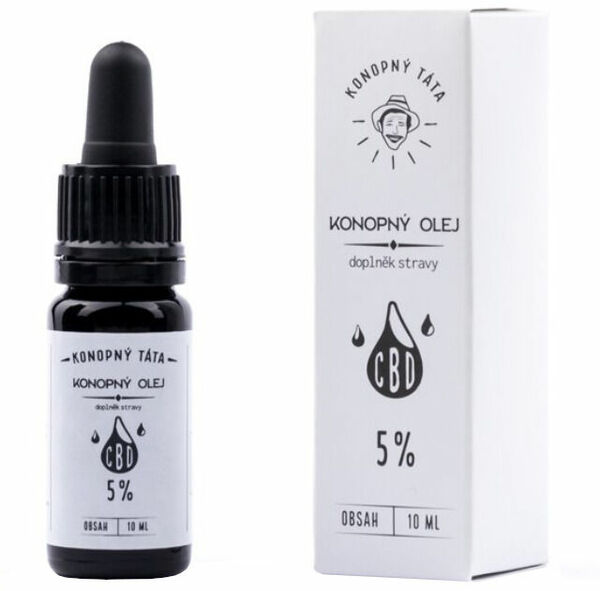 Konopný Táta CBD Konopný olej 5% 10ml porovnat ceny