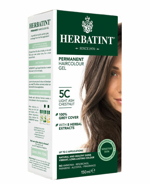 Herbatint Permanentní barva na vlasy světlý popelavý kaštan 5C, 150ml porovnat ceny