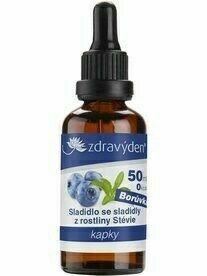 Zdravý den Stevia kapky borůvka 50ml porovnat ceny