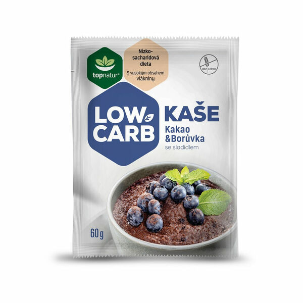 TOPNATUR Low carb kaše Kakao a borůvka 60 g porovnat ceny