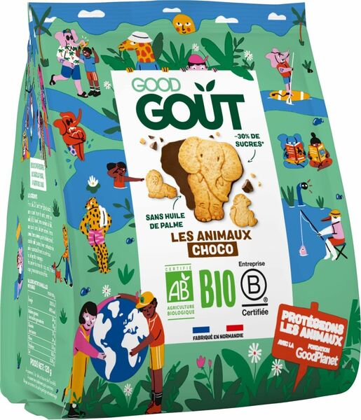 Good Gout BIO Máslová zvířátka polomáčená v hořké čokoládě 120g porovnat ceny