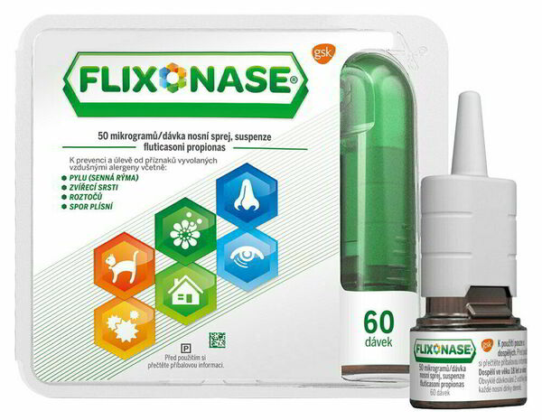 FLIXONASE 50 mcg nosní sprej 60 dávek porovnat ceny
