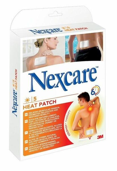 3M Nexcare Hřejivá náplast 95x130mm 5ks porovnat ceny