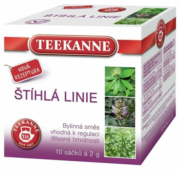 TEEKANNE Štíhlá linie bylinný čaj Nová receptura 10x2g porovnat ceny