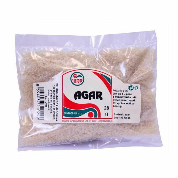 Agar - agar přírodní 28 g porovnat ceny