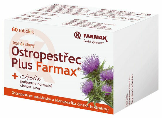 Ostropestřec Plus Farmax 60 tobolek porovnat ceny