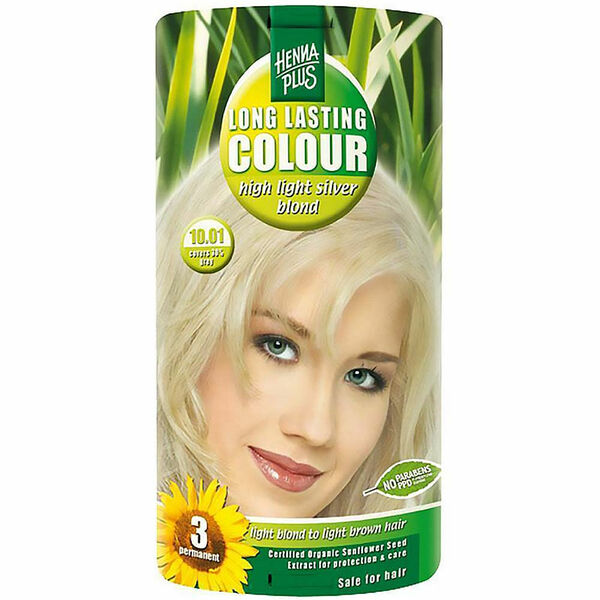 HENNA PLUS Přírodní barva na vlasy STŘÍBRNÁ BLOND 10.01 100 ml porovnat ceny