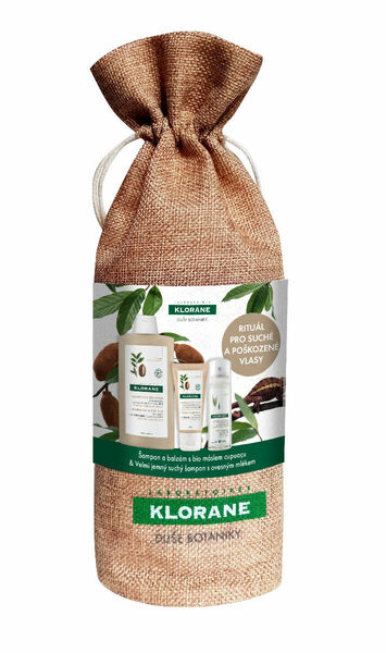 KLORANE Xmass set Cupuacu šampon 400 ml + balzám 50 ml + oves suchý šampon 50ml porovnat ceny