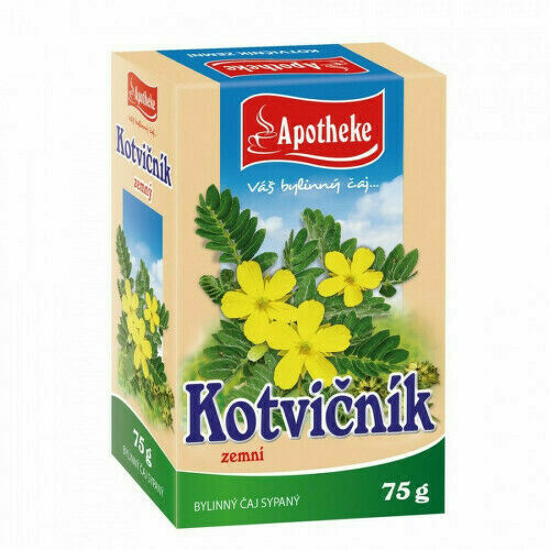 Apotheke Kotvičník zemní nať sypaný čaj 75g porovnat ceny