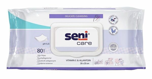 Seni Care Vlhčené ubrousky pro dospělé. 80 ks porovnat ceny