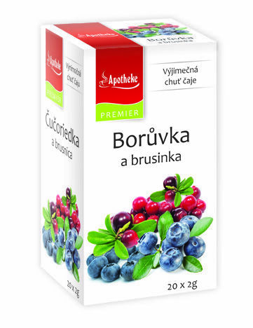 Apotheke Borůvka a brusinka čaj 20x2g n.n. porovnat ceny