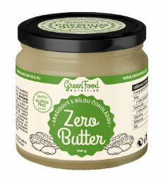 GreenFood Nutrition Zero Butter Arašídový s bílou čokoládou 350g porovnat ceny