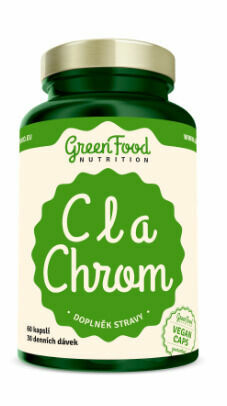 GreenFood Nutrition CLA+ Chrom Lalmin® 60cps porovnat ceny