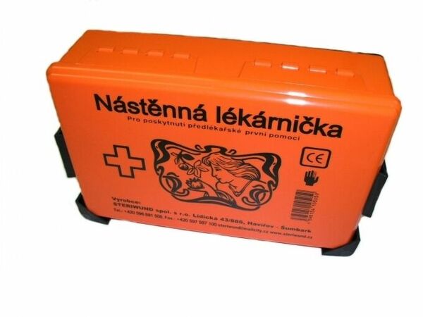 Lékárnička nástěnná plastová do 15 osob Steriwund porovnat ceny