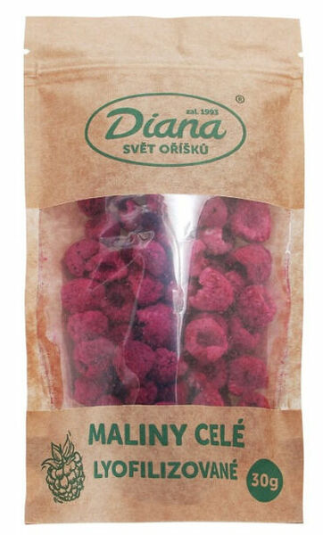 Diana Company Maliny celé lyofilizované 30g porovnat ceny