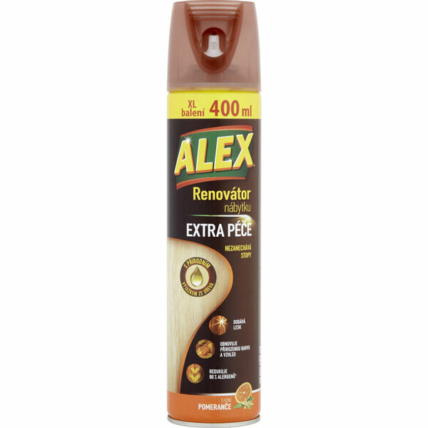 Alex spray na nábytek extra péče 400ml porovnat ceny