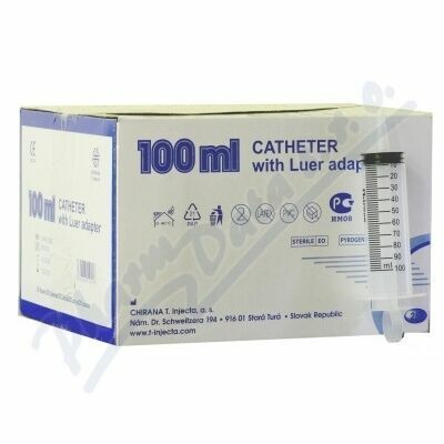 Inj.střík.100ml Chirana Luer vyplach.3-dílná porovnat ceny