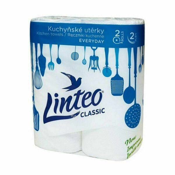 LINTEO Kuchyňské utěrky Classic 2-vrstvé 2x9,3 m porovnat ceny
