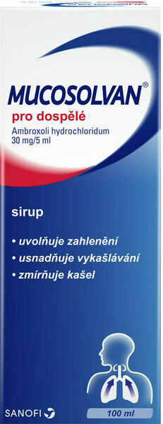 Mucosolvan® pro dospělé 30mg/5ml sirup 100ml porovnat ceny