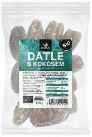Allnature Datle s kokosem BIO 100g porovnat ceny