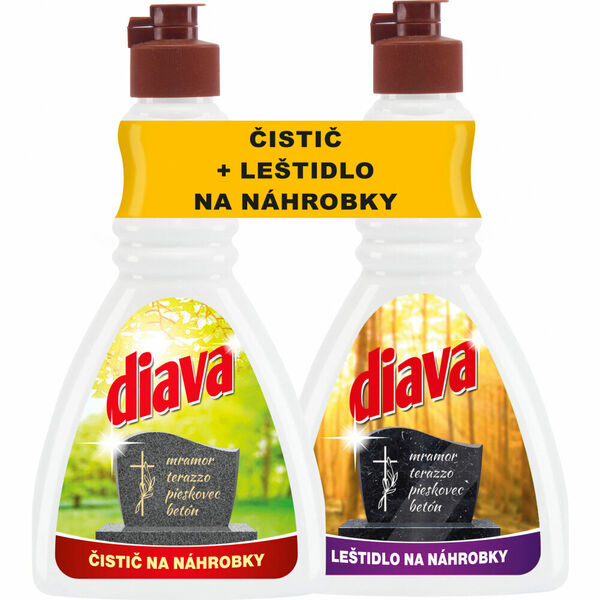 Diava čistič a leštidlo na náhrobky 290 + 290ml porovnat ceny