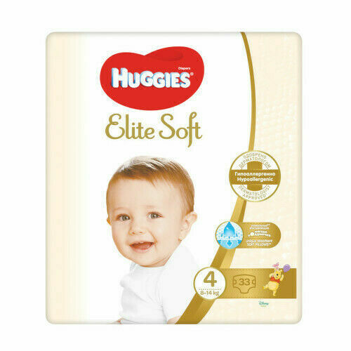 HUGGIES Elite Soft 4 8-14kg 33ks porovnat ceny