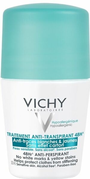 Vichy Antiperspirant 48h proti nadměrnému pocení beze skvrn 50ml porovnat ceny