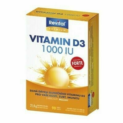 Revital Vitamin D3 Forte 1000 IU tbl.90 porovnat ceny