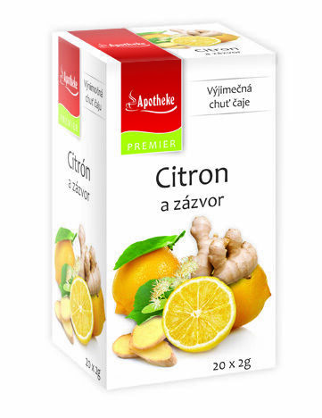 Apotheke Citron+zázvor s lípou čaj 20x2g n.s. porovnat ceny