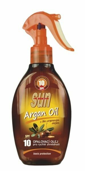 Sun Vivaco Opalovací olej s arganovým olejem SPF10 rozprašovací 200ml porovnat ceny