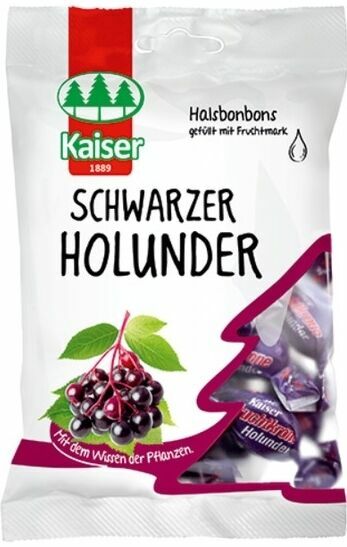 Kaiser ovocné - Třešně a černá jeřabina 90g porovnat ceny