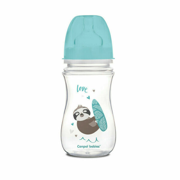 Canpol babies Lahev se širokým hrdlem Exotic Animals Modrá 240ml porovnat ceny