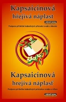 Kapsaicinová náplast  Kapsaicinová hřejivá náplast 12x18cm 1ks porovnat ceny