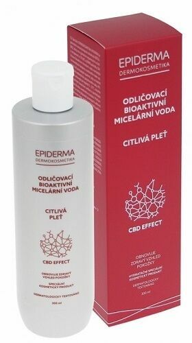 EPIDERMA bioaktivní CBD micel.voda odlič. 300ml porovnat ceny