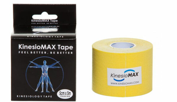 Tejp. KinesioMAX kinesio tape žlutá 5cmx5m porovnat ceny