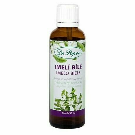 Dr.Popov Kapky bylinné Jmelí bílé 50ml porovnat ceny