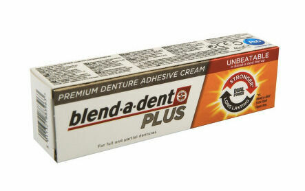 Blend-a-dent fixační krém na zuby PLUS Dual Power 40g porovnat ceny