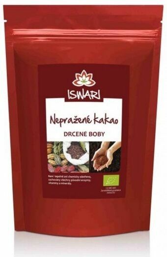 Iswari  BIO Kakaové boby drcené 125g porovnat ceny