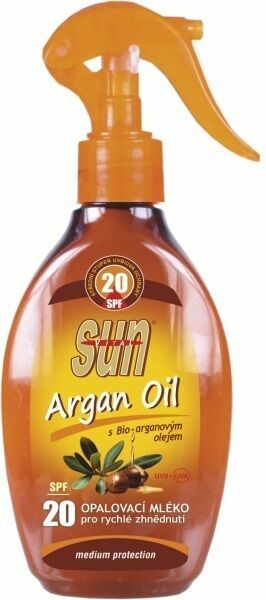 Sun Vivaco Opalovací mléko s arganovým olejem SPF20 rozprašovací 200ml porovnat ceny