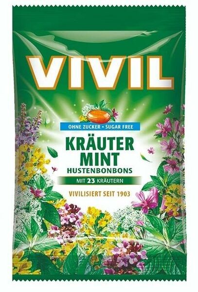 Vivil Byliny 23druhů bez cukru (proti kašli) 60g porovnat ceny